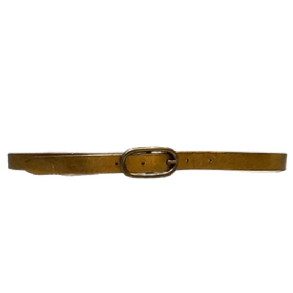 Banana Republic Bronze Leather Belt – Made in Italy (Size 34 / Medium)